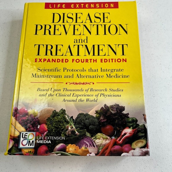 2003 Disease Prevention and‎ Treatment By Life Extension 4th Edition Hardcover - Picture 1 of 8
